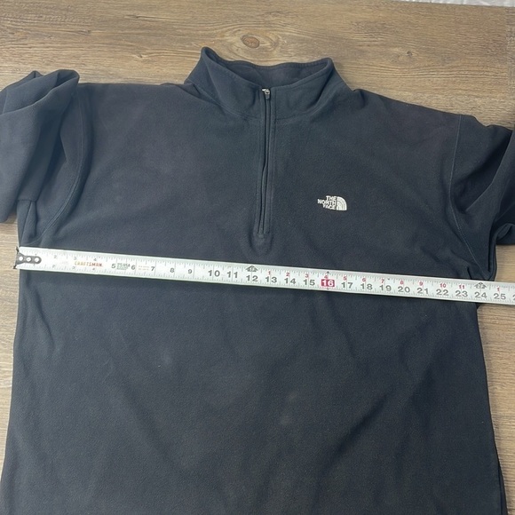 The North Face Mens Black Micro fleece 1/4 Zip Pullover, size XL - Picture 5 of 7